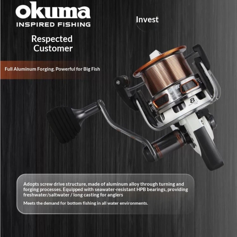 Fishing Boat Anchor - Okuma Spinning Reel Full Metal Long