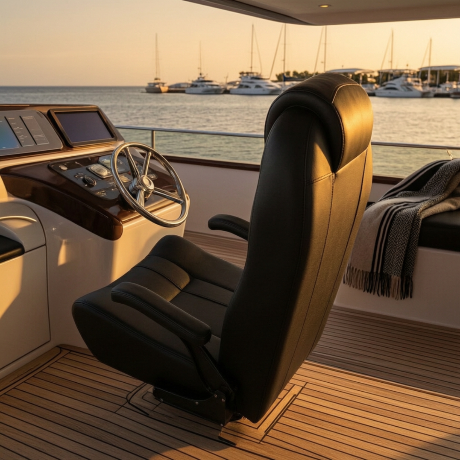 Boat Driver Seat with Armrests – Fishing Boat Seat Bewertung und Preis