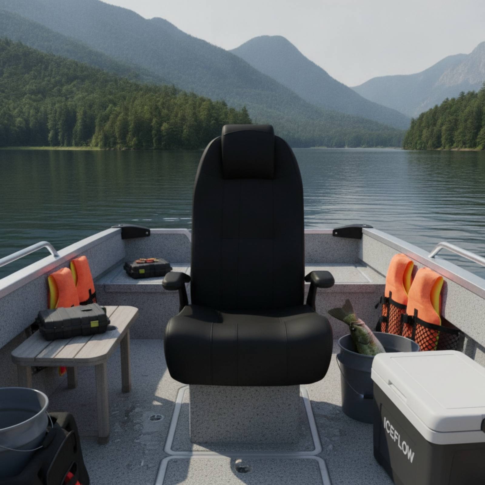 Boat Driver Seat with Armrests – Fishing Boat Seat Bewertung und Preis