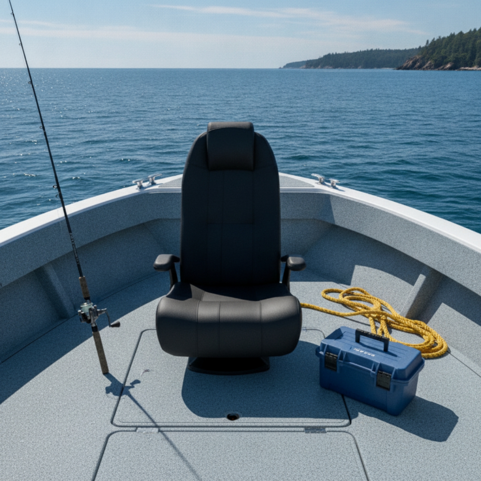 Boat Driver Seat with Armrests – Fishing Boat Seat Bewertung und Preis