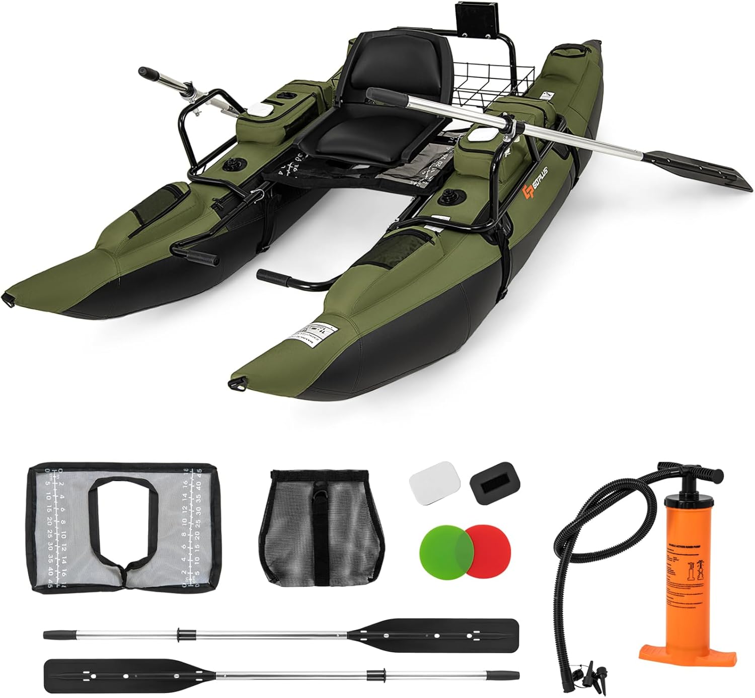 Adult Inflatable Belly Boat wi – Fishing Boat Paddle Bewertung und Preis