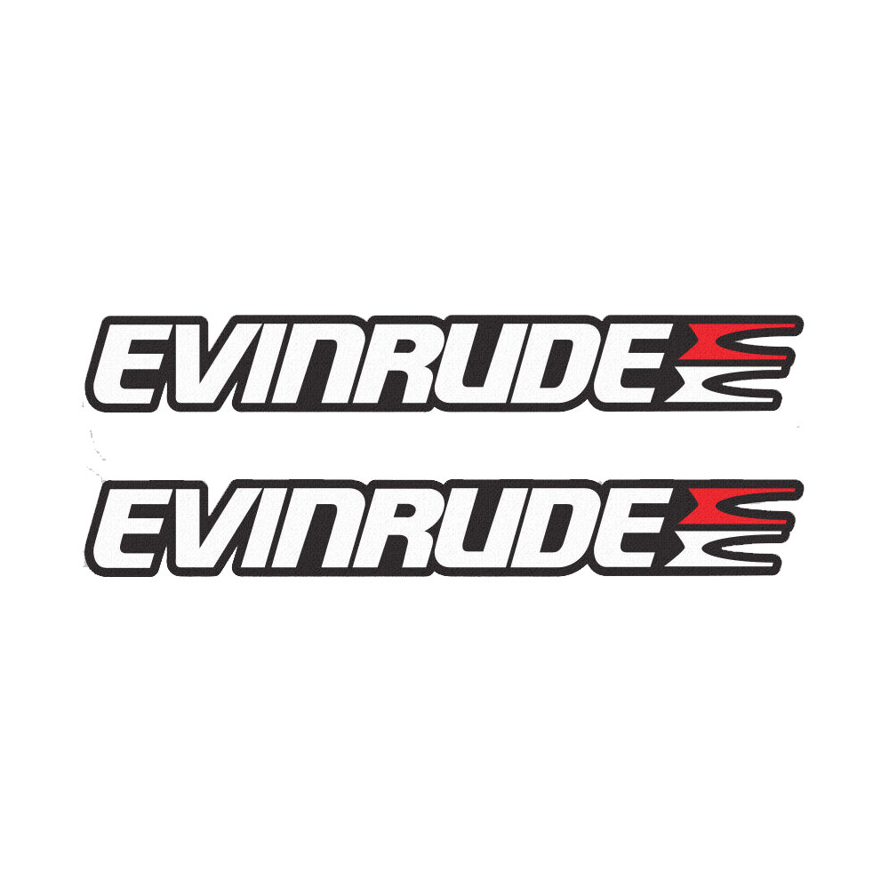 2pcs for Evinrude sticker deca – Fishing Boat Trolling Motor Bewertung und Preis