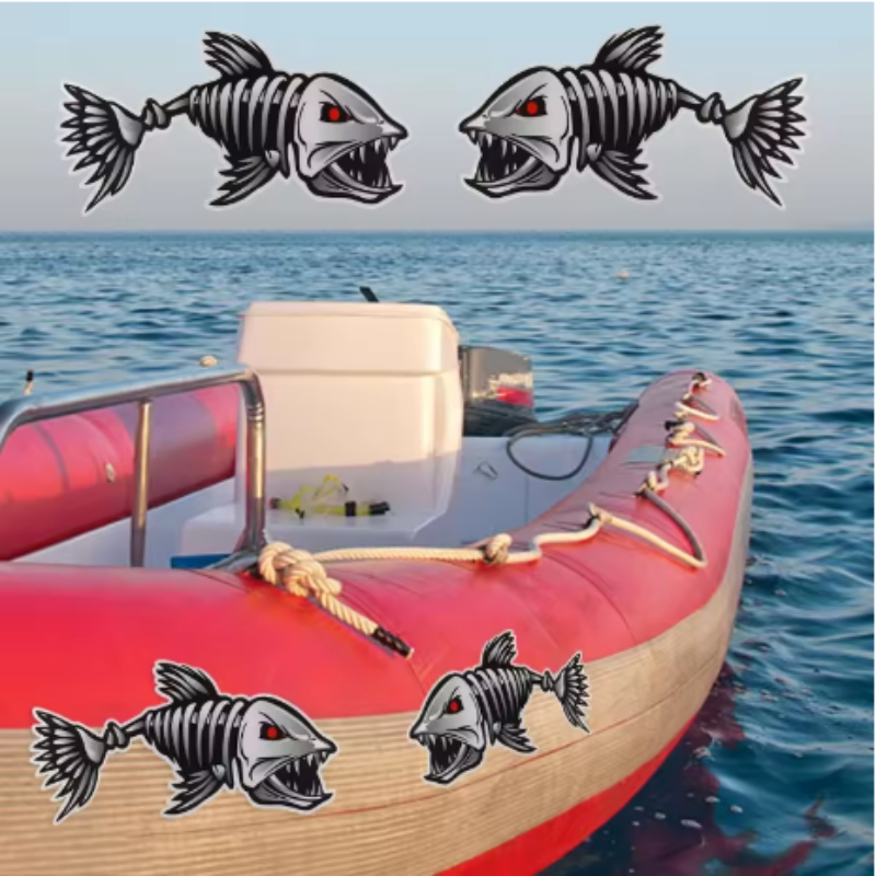 1Pair Fish Skeleton Boat Stick – Fishing Boat Anchor Bewertung und Preis