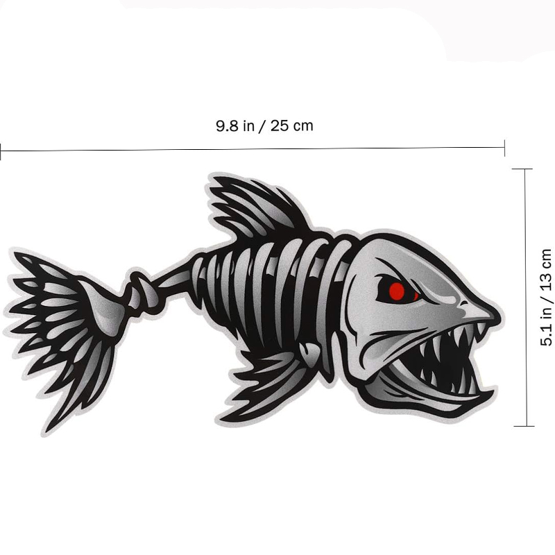 1Pair Fish Skeleton Boat Stick – Fishing Boat Anchor Bewertung und Preis