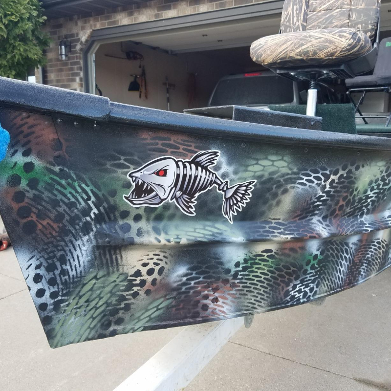 1Pair Fish Skeleton Boat Stick – Fishing Boat Anchor Bewertung und Preis