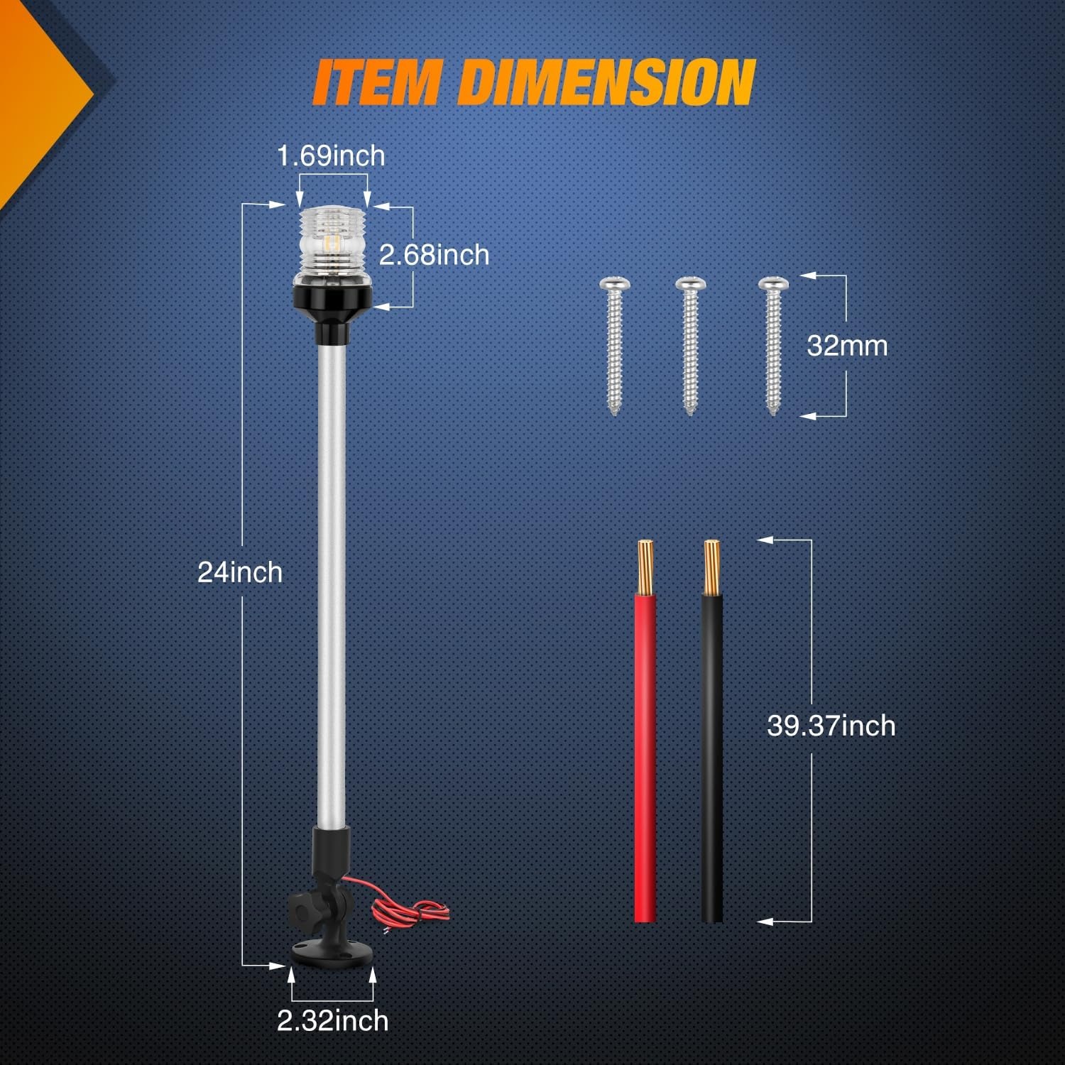 Nilight Marine Boat Stern Ligh – Fishing Boat Navigation Light Bewertung und Preis