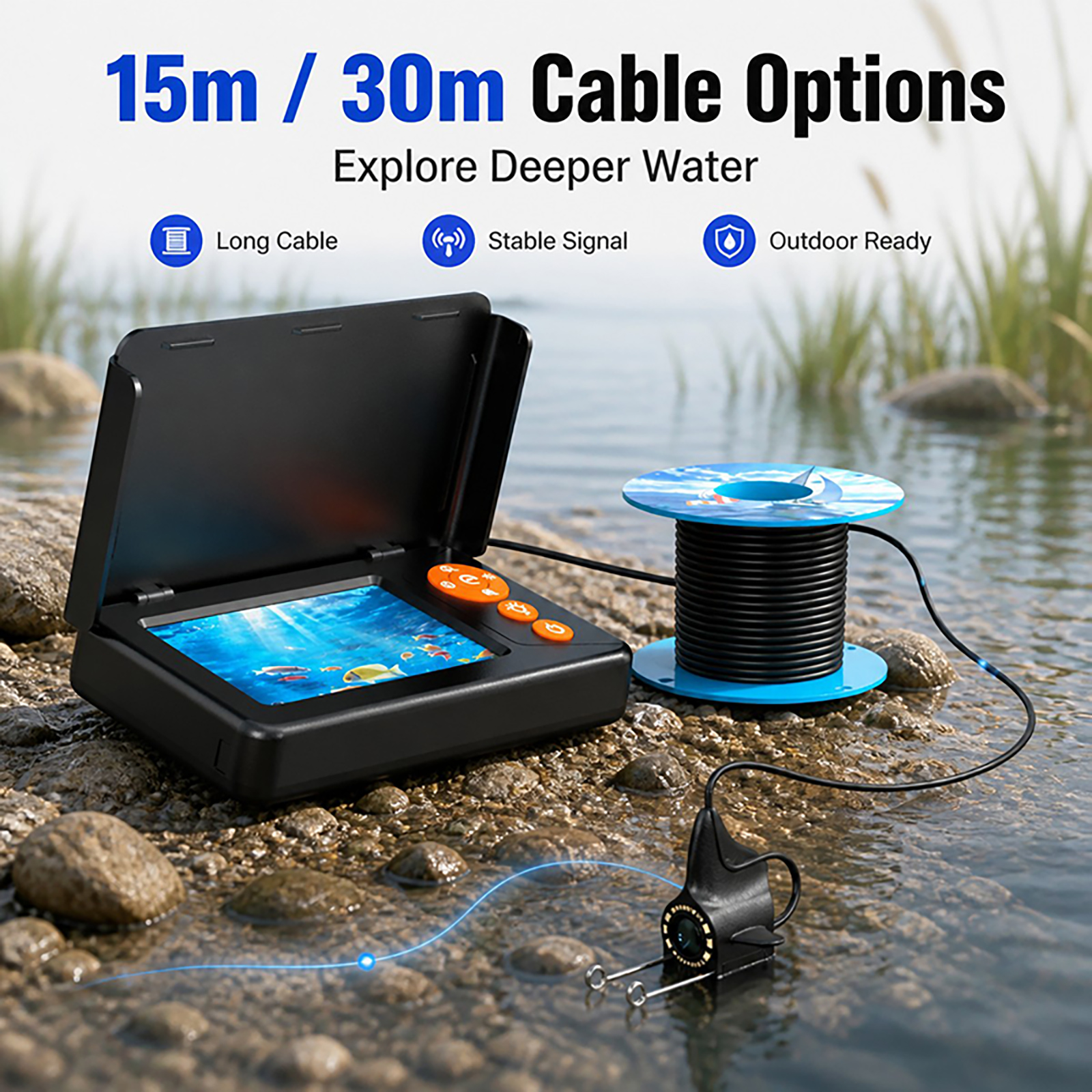 1080P HD Underwater Camera Fis – Fishing Boat Depth Finder Bewertung und Preis