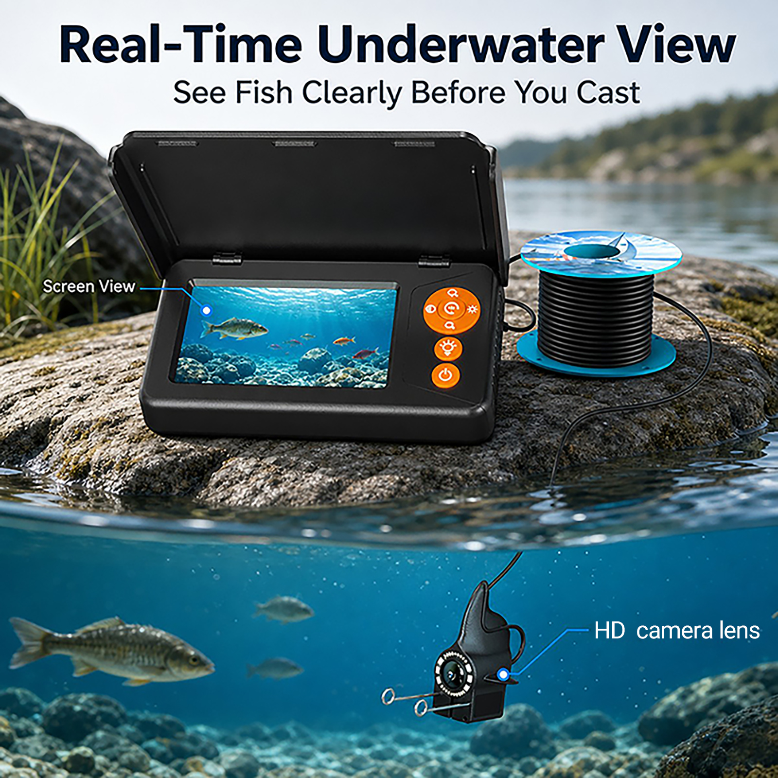 1080P HD Underwater Camera Fis – Fishing Boat Depth Finder Bewertung und Preis