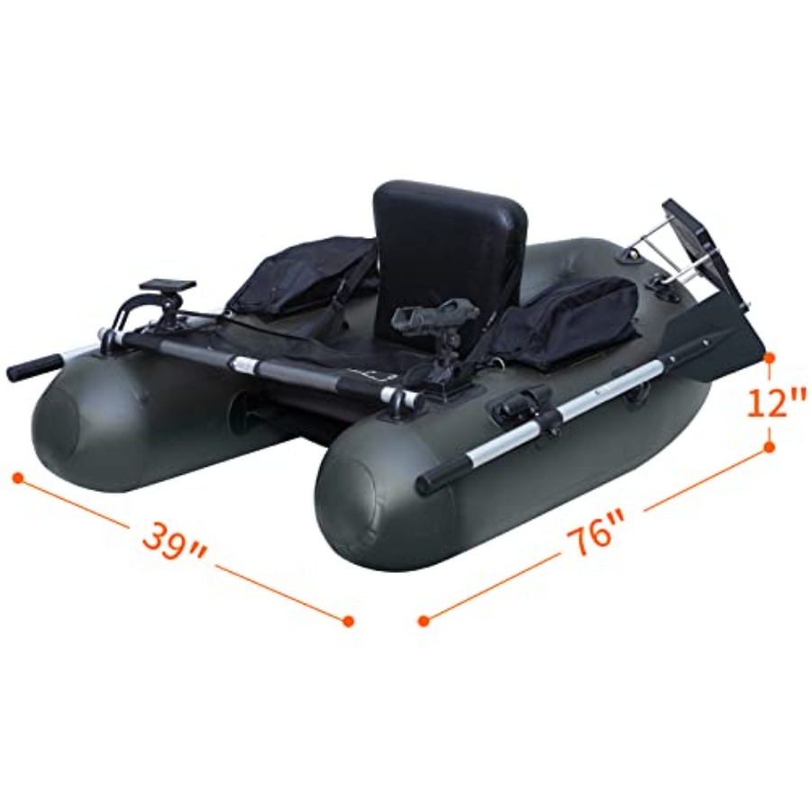 Inflatable Fishing Float Tube  – Fishing Boat Oar Bewertung und Preis