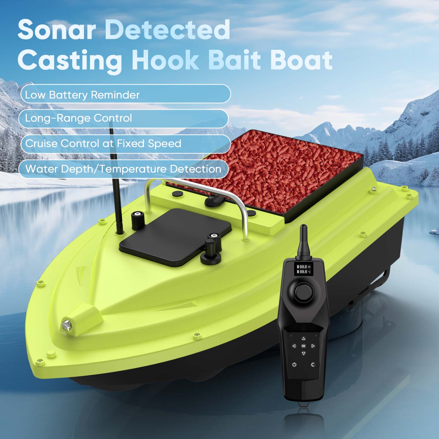 RC Fishing Bait Boat with Sona – Fishing Boat Gps Bewertung und Preis